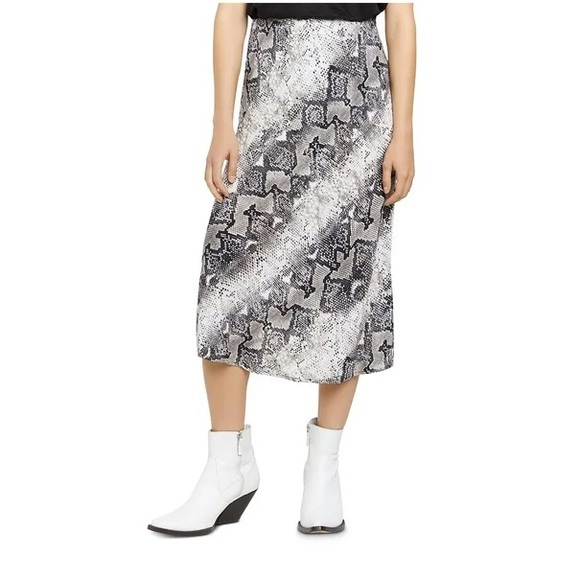 The sanctuary midi flowy snake skin skirt - Picture 1 of 2